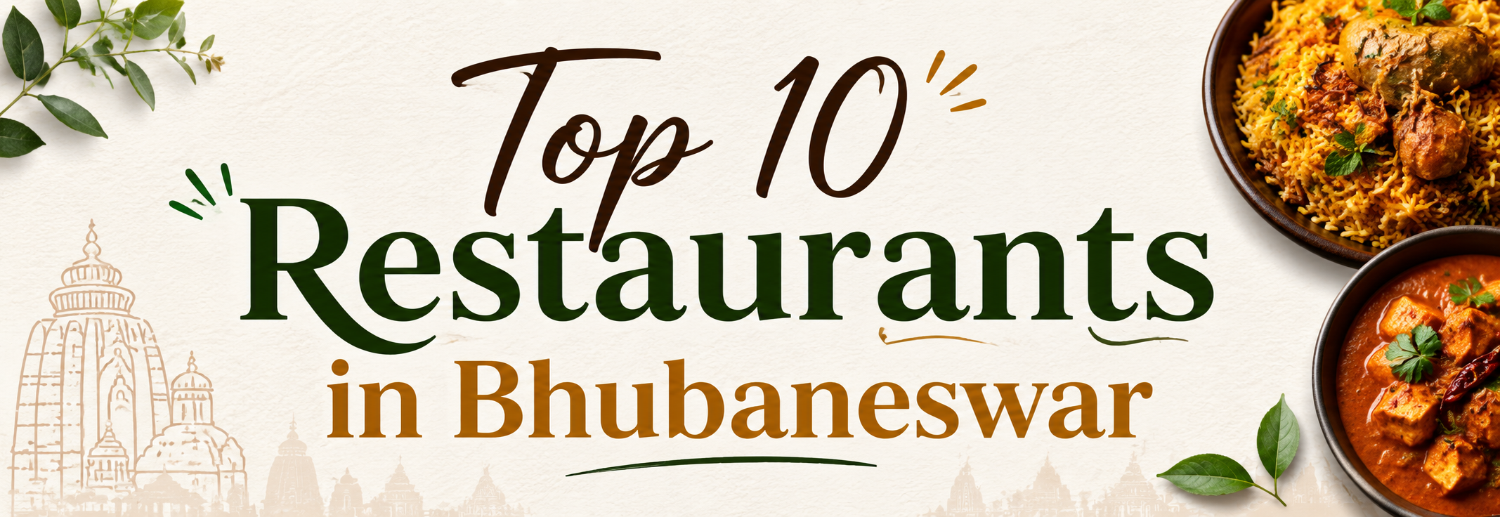 Top 10 Restaurants in Bhubaneswar